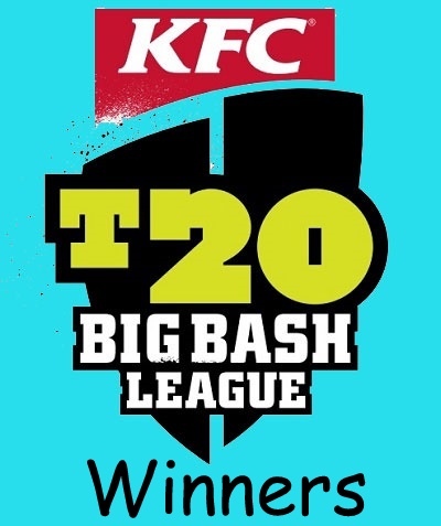 big bash league winners list