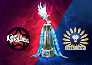 MCL 2016 Final Gemini Arabians v Leo Lions live streaming.