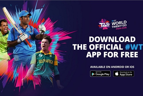 ICC World Twenty20 2016 Official App Released