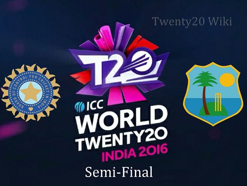 India vs West Indies Live Streaming 2nd semi-final world t20.