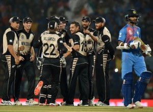 New Zealand thrashed world t20 favorites India in opener.