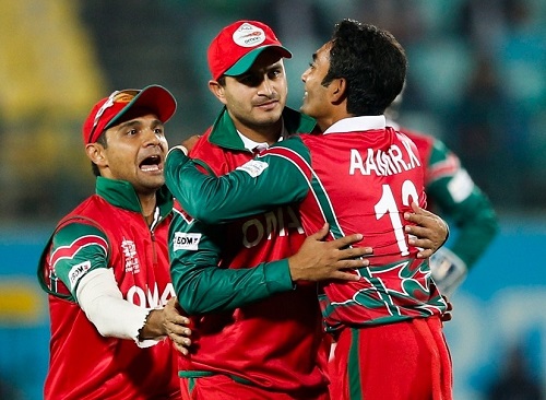 Oman upset Ireland to win first world t20 match