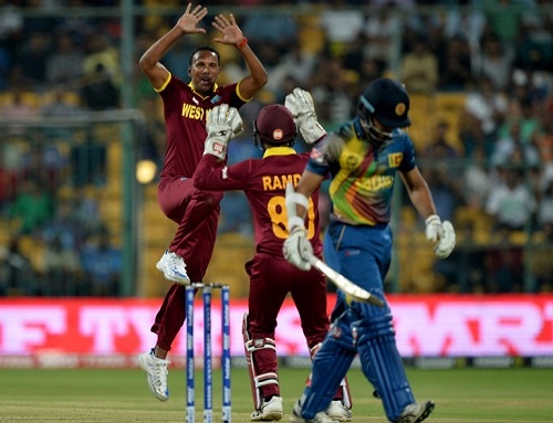 World T20 2016 West Indies beat Sri Lanka by 7 wickets.