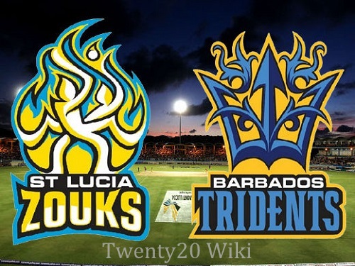St Lucia Zouks vs Barbados Tridents Live Streaming, Score 2016 CPL