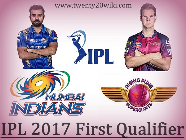 MI vs RPS 1st Qualifier Live Score, Updates 2017 IPL Match-57