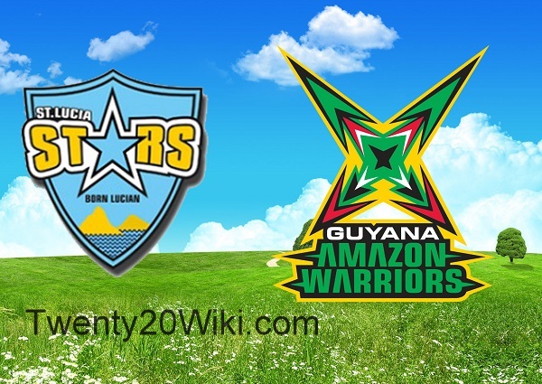 St. Lucia Stars vs Guyana Amazon Warriors