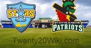 St. Lucia Stars vs St. Kitts and Nevis Patriots Live Streaming