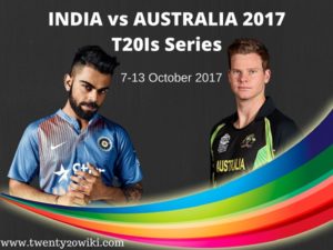 India vs Australia 2017 Series