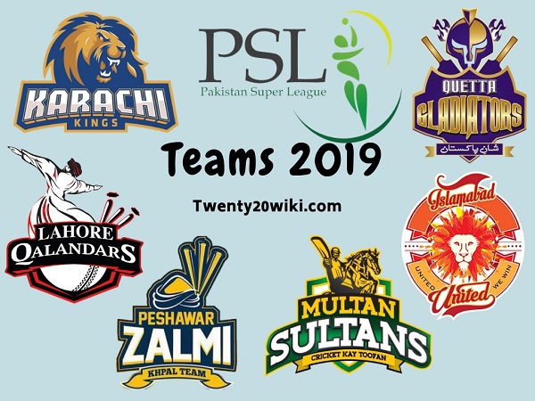 Psl 2021 Teams Squads And Players Twenty20 Wiki