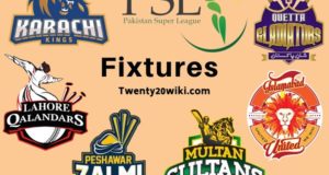 PSL 2019 Fixtures, Schedule, Matches, Time Table