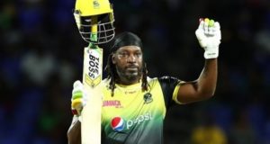 Gayle’s CPL 2019 hundred went into vain as SKNP chased record total